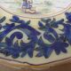 Old earthenware plate decorated with a character marked Le HAVRE