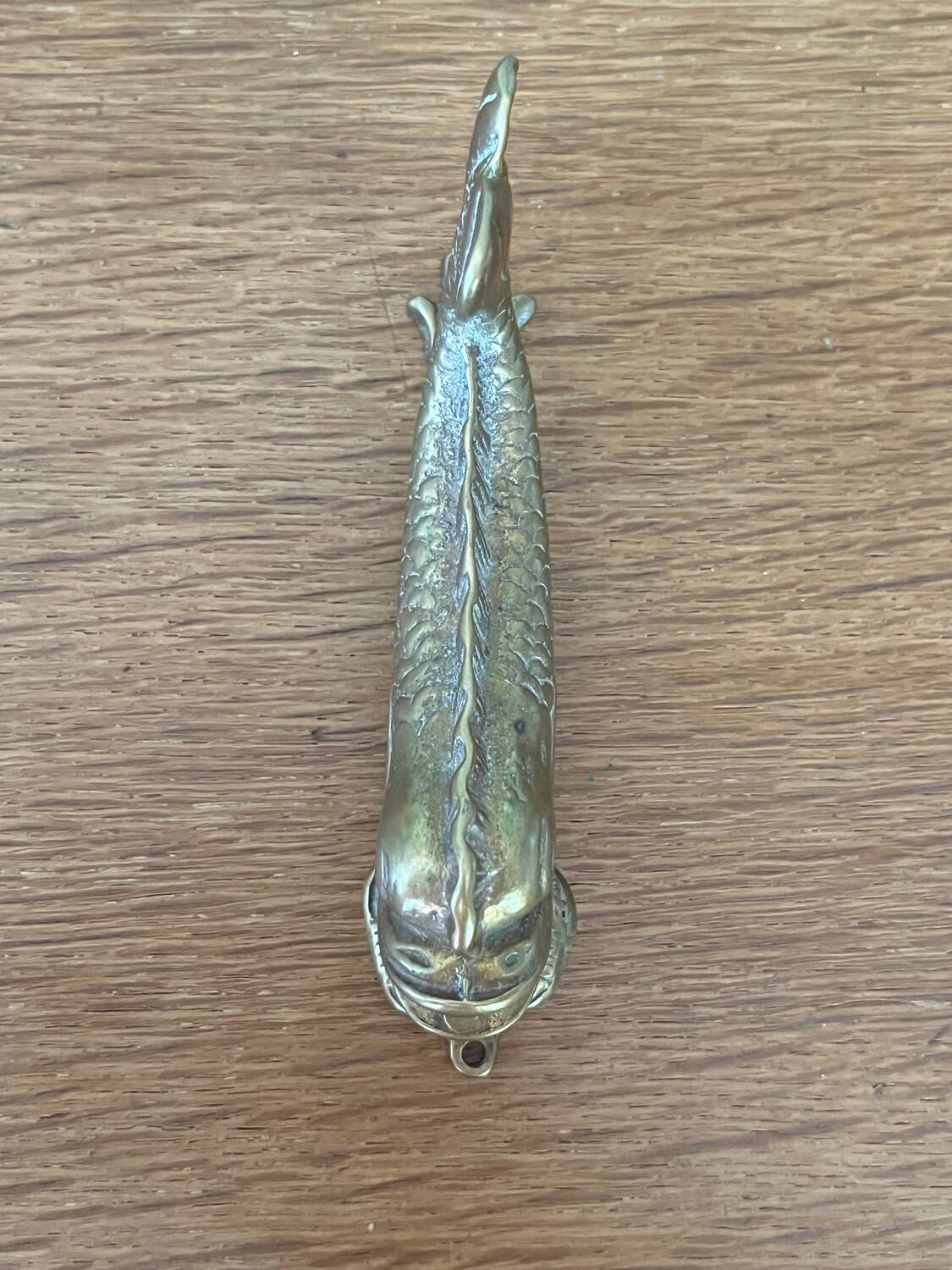 Bronze fish knocker
