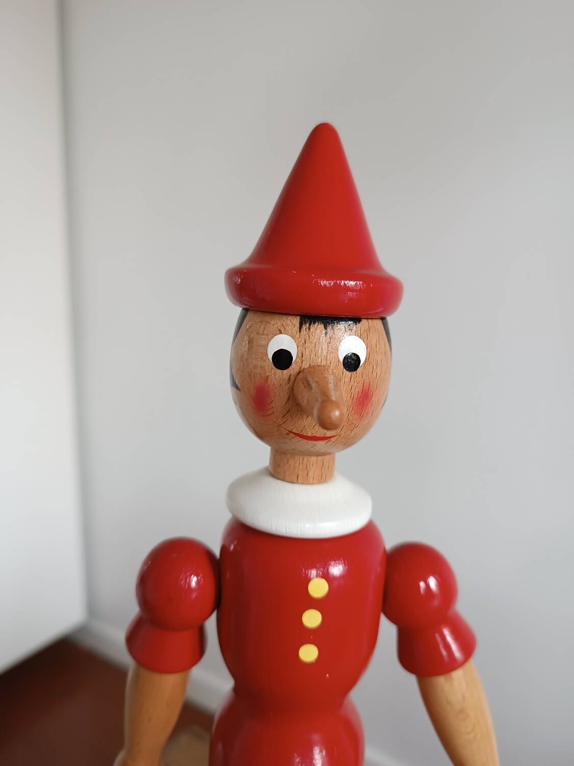 Wooden Pinocchio from the 80s Italy