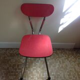 Red formica chair