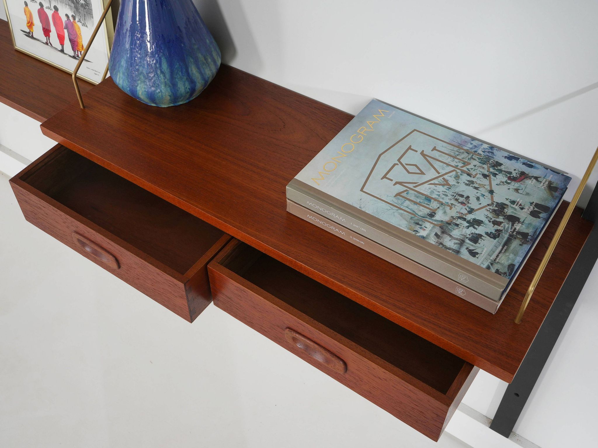 PS System Modular Shelving – Teak Veneer, Danish Design, 1970s
