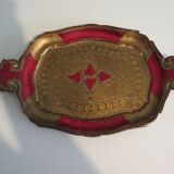 Set of 4 small Venetian trays, 1970 Italy