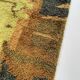 Abstract Scandinavian Multicolor High Pile RYA Rug Carpet, Sweden, 1960s
