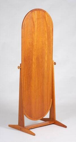 Cheval Floor Mirror by Pedersen & Hansen, Denmark, 1970s