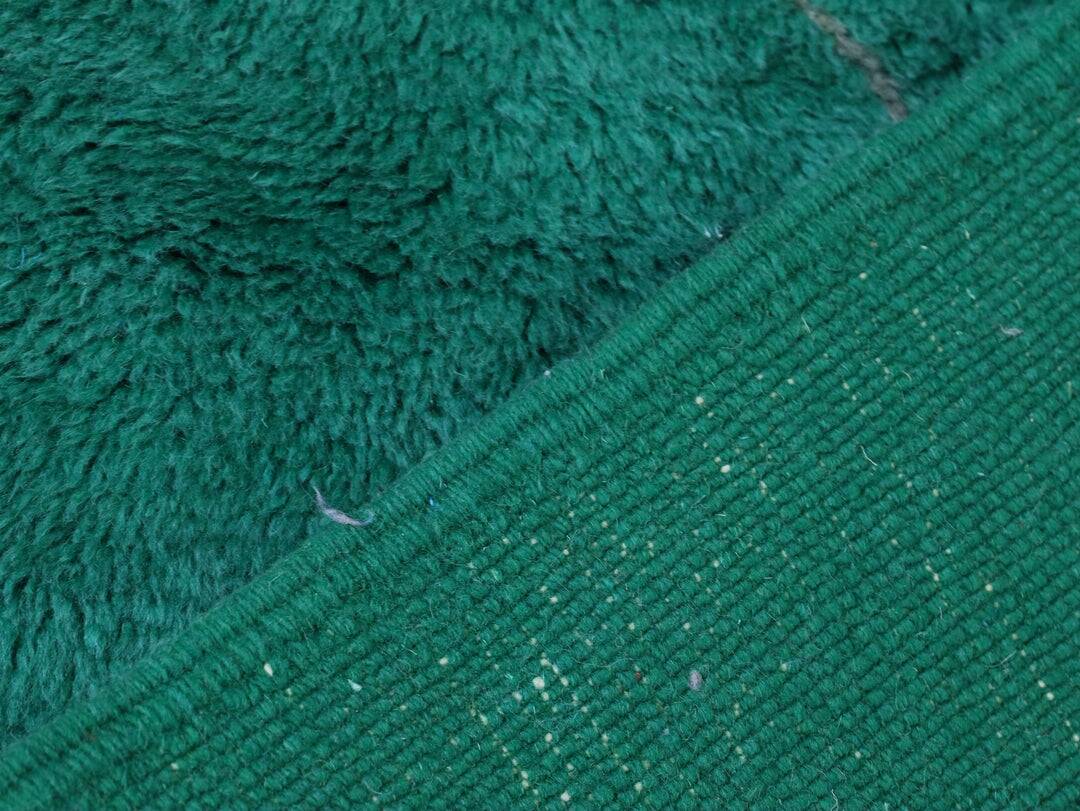 Tapis marocain vert - Tapis sur mesure 2.5/1.5cm