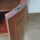 Small chest of drawers - Half-moon table - Louis XVI style - Elm burr veneer - Pla