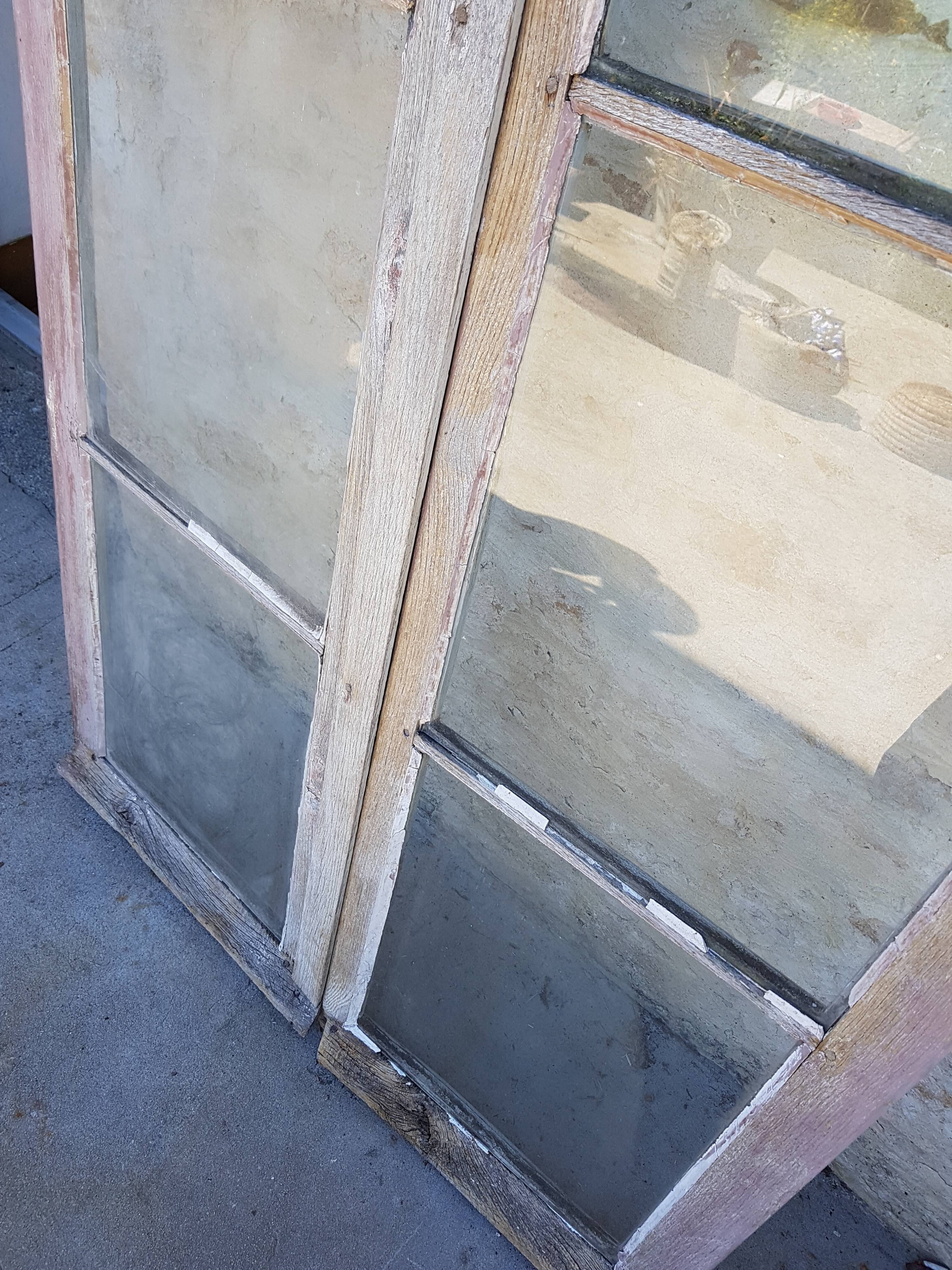 Old window two windows with cremona