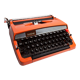 Machine à écrire brother de luxe 879 révisée et ruban neuf qwertz