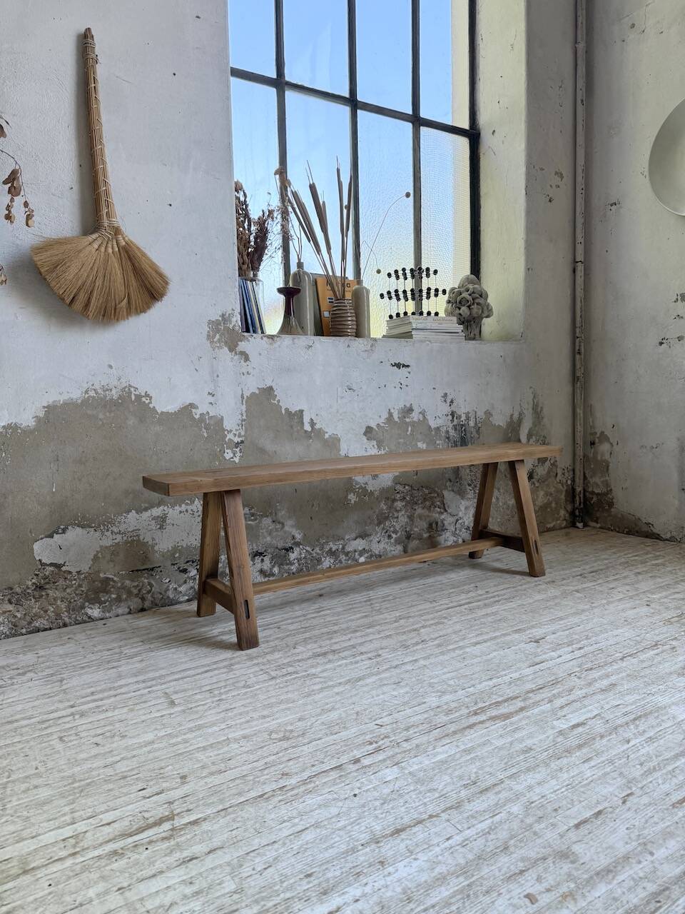 Pine farm bench, 1950