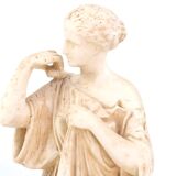 Classical female plaster sculpture by Diane de Gabis