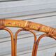 Rattan shell armchair 1960