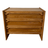 Vintage wooden chest of drawers 1970