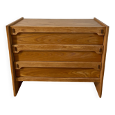 Commode bois vintage 1970