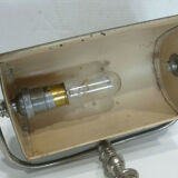 Former 1930s art deco metal desk lamp