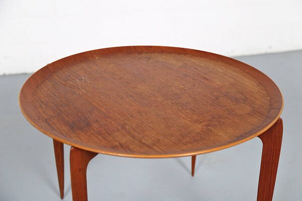 Table à plateau en teck ancienne par Willumsen & Engholm pour Fritz Hansen