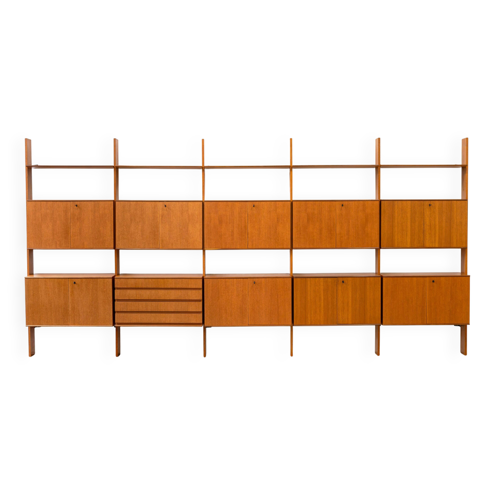 Modular Wall Unit by Peter Petrides for Interna Wandmöbelw
