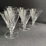 6 Wine glasses – Saint Louis Bossuet service size 10406