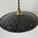 Sheet metal suspension, industrial enameled bowl