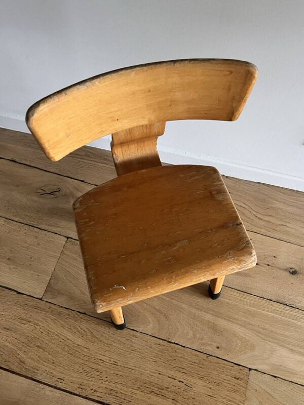 Chaise d'enfant vintage Montessori