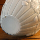 Art Deco vase in blue opaline