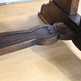 Oak Desk Table, Neo-Gothic style – Early 20th century