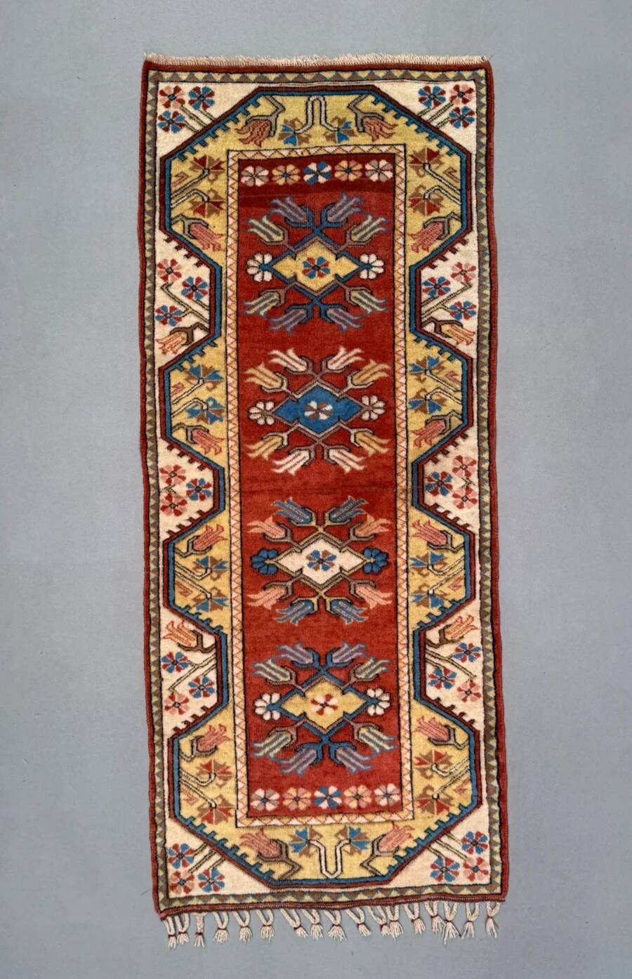 Vintage Turkish runner 81x190 cm Milas rug, 2575