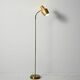 Scandinavian brass floor lamp, 1950s/60s