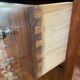 Art Deco walnut chest of drawers