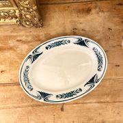 Plat ovale en faïence, Badonviller