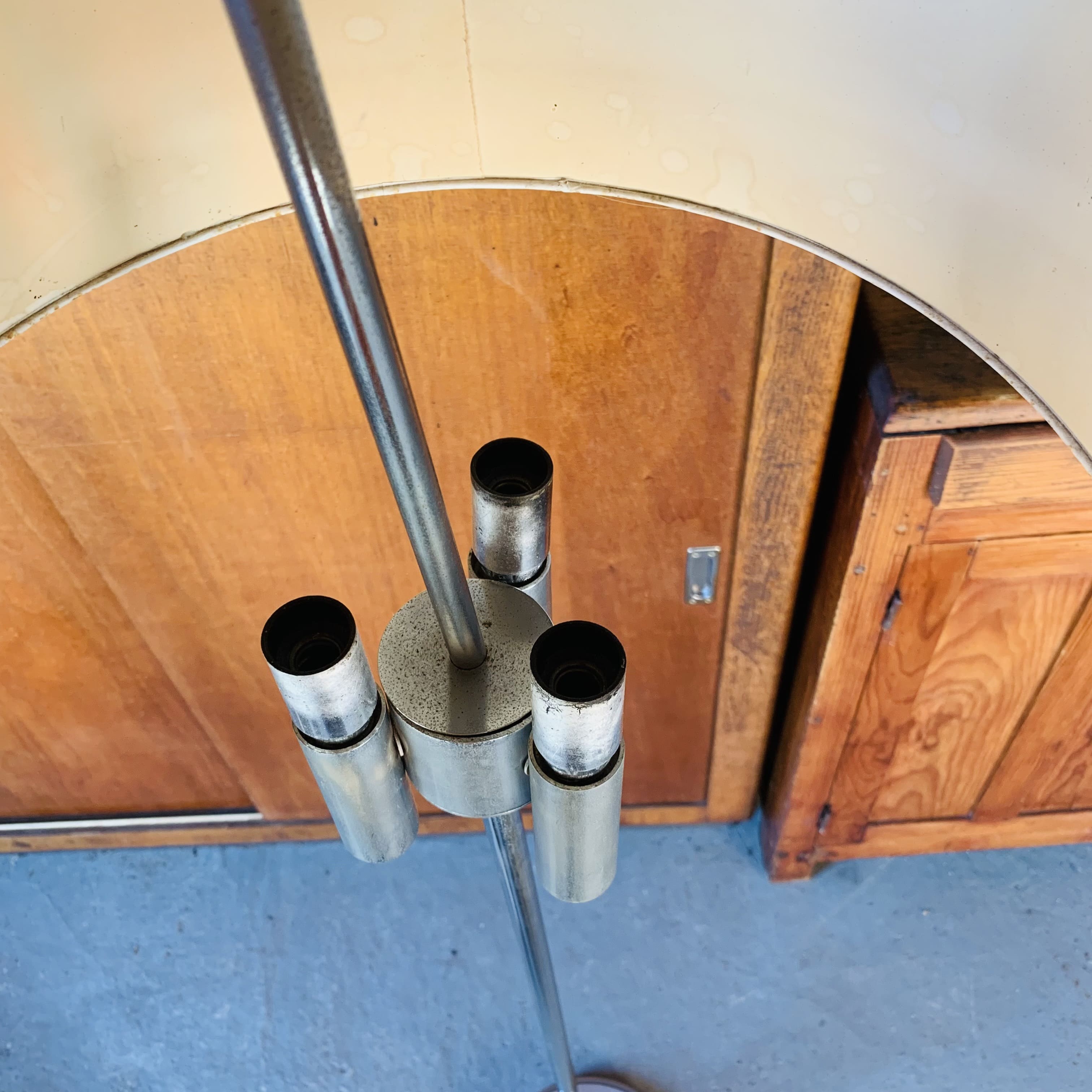 Brutalist floor lamp