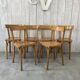 Ensemble de 6 chaises bistrot Baumann