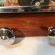 Art Deco wall rack - wood and chrome - vintage