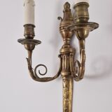 Louis XVI style bronze wall lamp