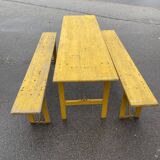 Terrace table & benches