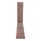 Tapis de couloir turc vintage