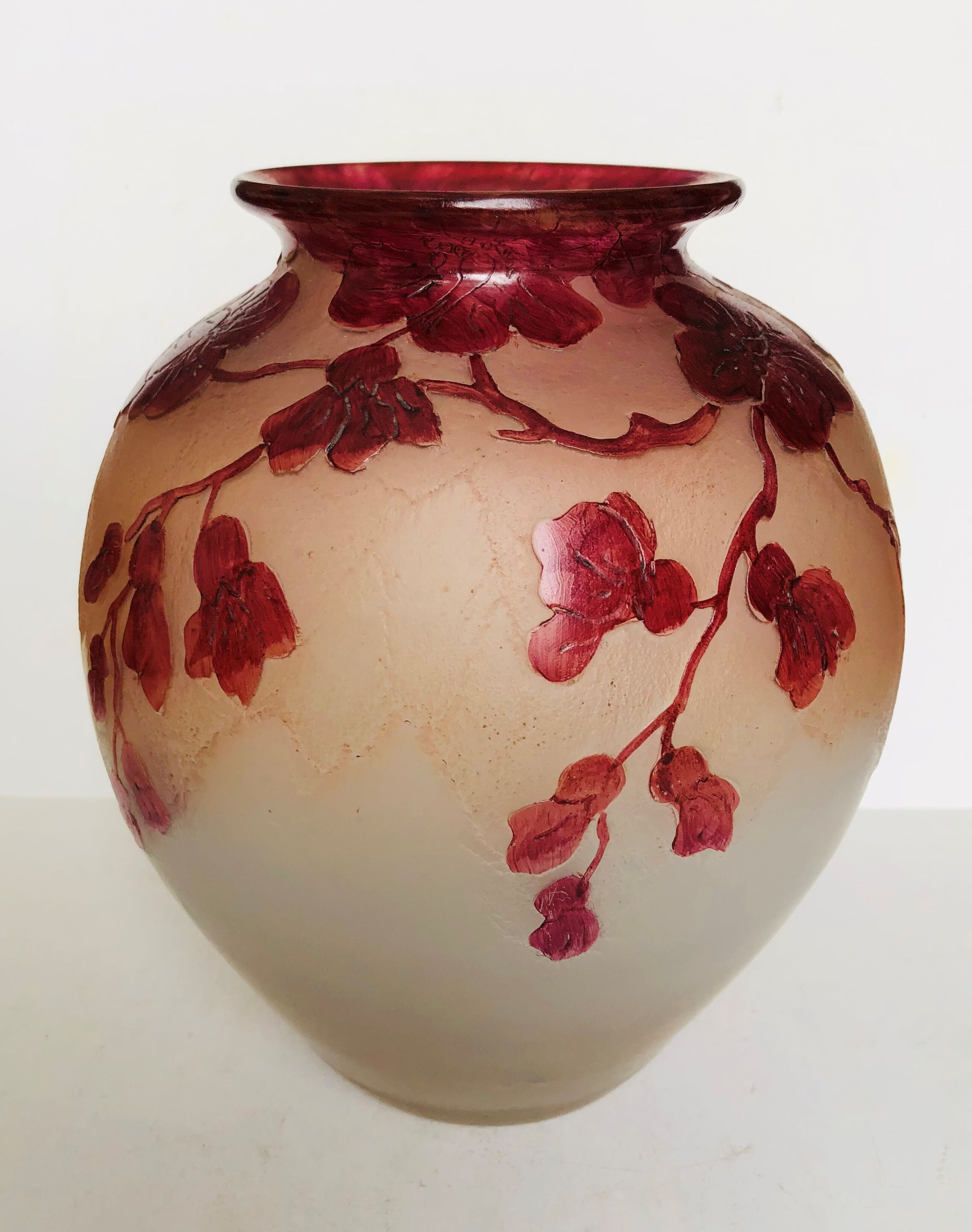 Legras multilayer glass ball vase