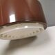 Ceiling lamp from the 80s, Nordisk Solar Denmark. In original light brown color.