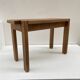 Petit banc en chêne de style art déco
