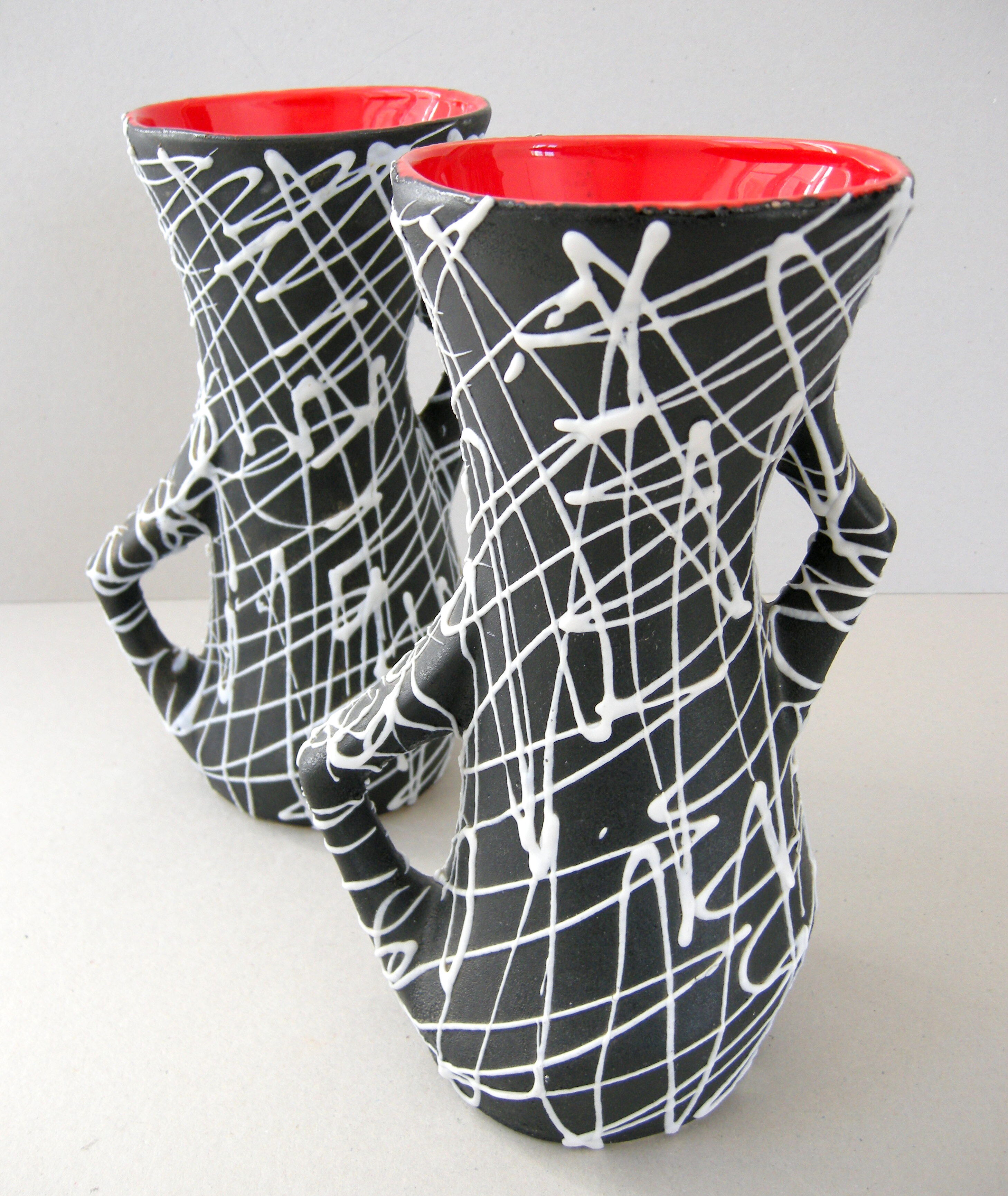 Pair of vintage vases 1950