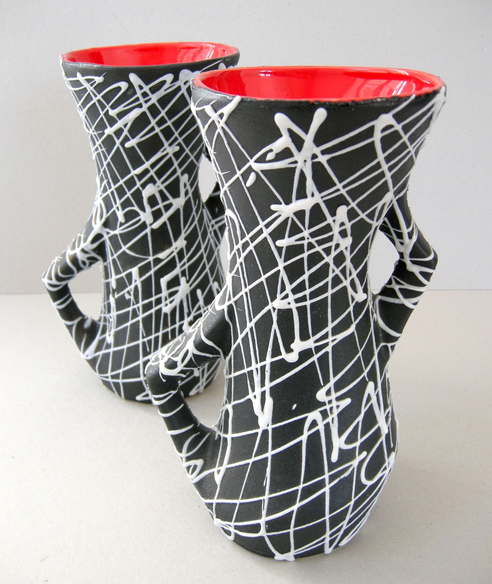 Pair of vintage vases 1950