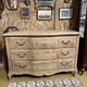Antique solid oak chest of drawers – Louis XV style – 3 drawers