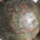 Globe paper map of the discoveries of 1634 edited first part of the 20th