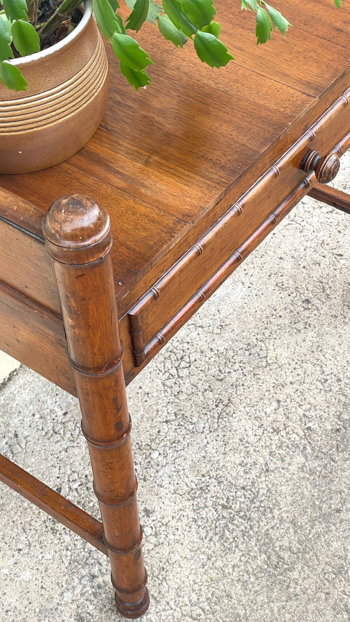BUREAU Console 1900 dit BAMBOU