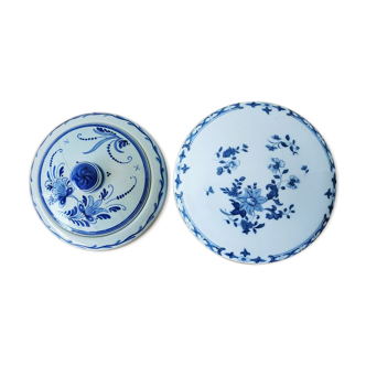 Set of 2 candy, Delft and Limoges