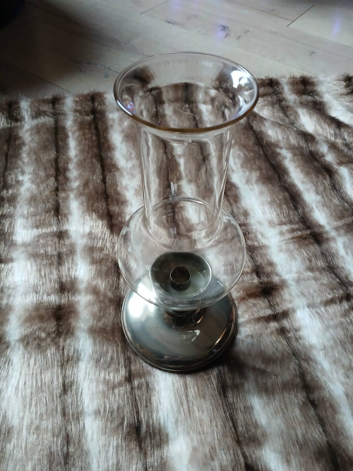 Antique candlestick/tealight holder