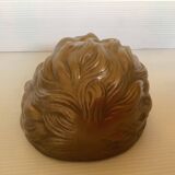 Golden cherub head