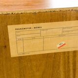 Buffet vintage en teck avec portes coulissantes, 1971