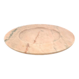 Pink marble centerpiece / tray, up&up italy, 1970s