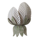 Vintage palm leaf wall lamp