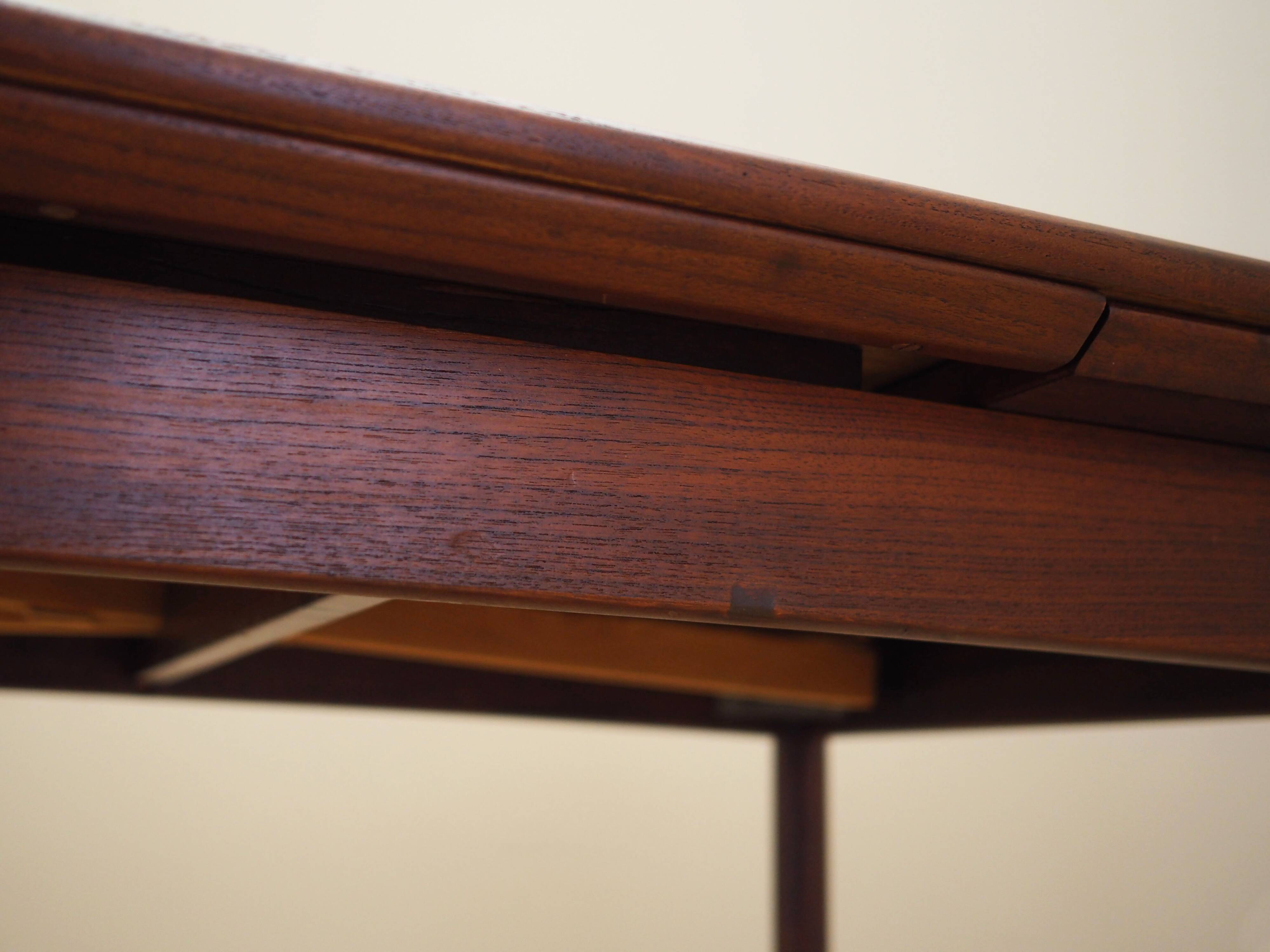 Teak table, Danish design, 1970s, production: Denmark